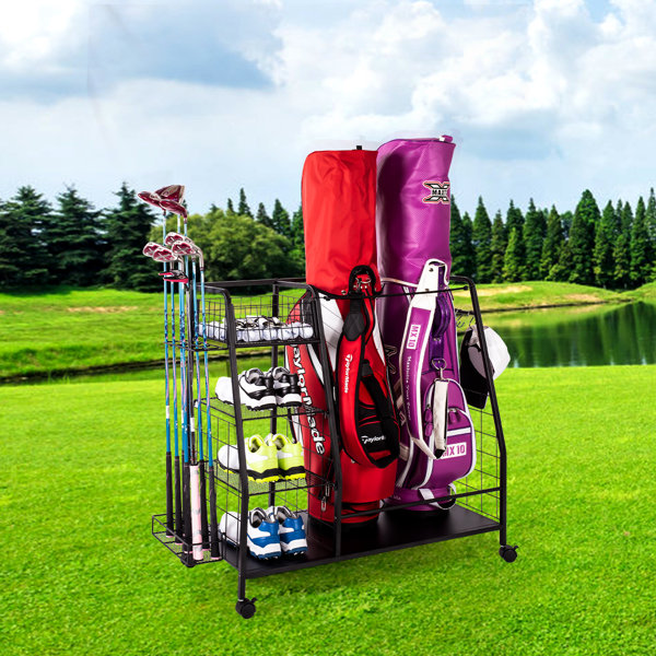 Arlmont & Co. Leaks Golf Storage Rack Wayfair